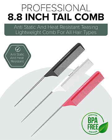tail comb sectioning comb parting comb