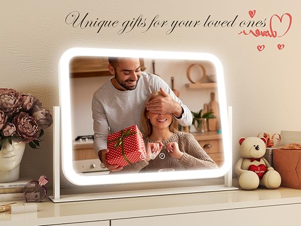 tabletop light up mirror