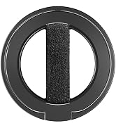 EWA MagOne Ultra Phone Grip Stand with Replaceable Elastic Finger Loop, Removable Magnetic Ring H...