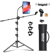 GaoDing Microphone Boom Stand, mic Stand,Microphone Floor Stand with Boom Arm Adjustable Goosenec...
