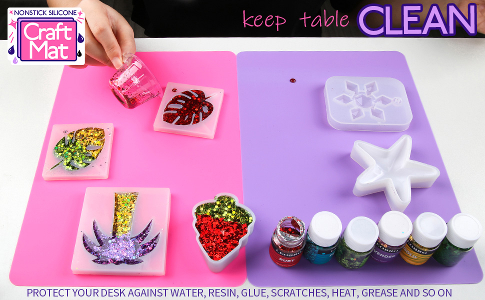Silicone Mats for Resin Art Crafts