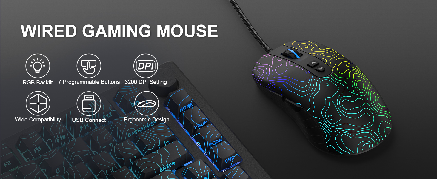 USB Wired Gaming Mouse