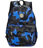 Camo Prints Toddler Kids Boys Backpacks, Camouflage Preschool Kindergarten Bookbags Back Packs Da...
