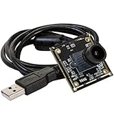 Arducam 1080P Low Light WDR USB Camera Module for Computer, 2MP 1/2.8” CMOS IMX291 100 Degree Wid...