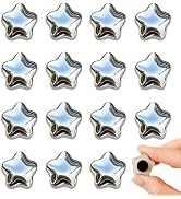 15PCS Small Fridge Magnets,Cute Decorative Magnets for Fridge 0.73in Small Star Refrigerator Magn...
