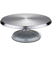 LEOLIO Large 12'' Heavy Duty Sculpting Wheel, Premium Aluminium Alloy Turntable with Double Ball ...