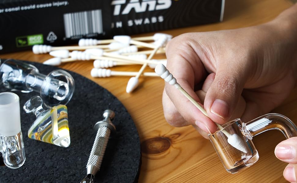 Terp Titans Cleaning Qtips Premium Cotton Swabs