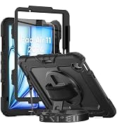 Herize iPad Air 11 Inch Case 2024 with Screen Protector Pen Holder | iPad Air 6th Generation 11 I...