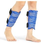 BODYPROX Shin Splint Ice Pack 2 Pack - Reusable Shin Cold and Hot Wrap for Shin Splints Pain Reli...