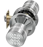Signstek Keyless Entry Door Lock,Door Knob with Keypad,Smart Code Door Lock,Mute Mode,Passage Fun...