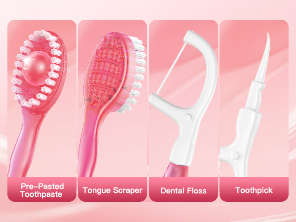 disposable toothbrushes with toothpaste