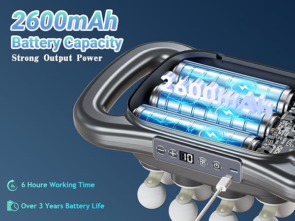 2600mAh 6H Runtime