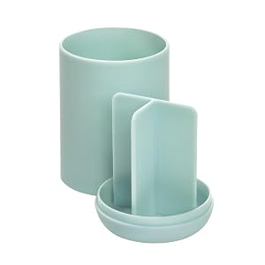 college dorm bathroom vanity waste can bowl brush university tray canister bowl brush clean space