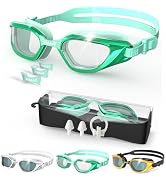 Whale Swim Goggles Adult Swim Goggles Anti Fog Swimming Goggles Wear Comfortable Polarizing Swim ...