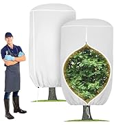 2 Pack Rounded Top Plant Covers Freeze Protection for Winter, Plant Covers for Winter, 47" X 72" ...