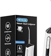 Water Dental Flosser Pick for Teeth, Portable Cordless Oral Irrigator with 4 Pressure Modes, 300M...
