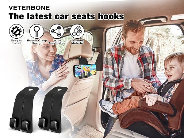 Car Hooks for Headrest