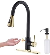 Touchless Kitchen Faucet with Pull Down Sprayer, Motion Sensor Kitchen Faucet with Kitchen Soap D...