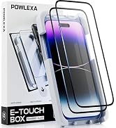 POWLEXA Tempered Glass Screen Protector for iPhone 16 Pro Max 2 Pack, 9H Hardness Glass Protector...