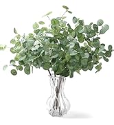 SITUMEIZI 6 Pcs Artificial Eucalyptus Stems 24