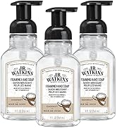 J.R. Watkins Foaming Hand Soap Pump with Dispenser, Moisturizing Hand Soap Foam, Alcohol-Free and...