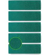 Turbo Mops Scrub Mop Pads - Pack of 5 Washable, 18-inch, Scouring and Scrubbing Replacement Attac...