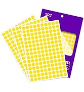 PARLAIM 1500PCS Colored Dot Stickers 1/2