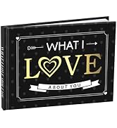 Thboxes What I Love About You Book, Romantic Gifts for Couples What I Love You Fill in The Blank ...