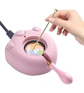 Electric Wax Seal Warmer,Pink Electric Wax Seal Melting for Wax Seal Stamp with Lovely Design for...