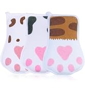 JieLiLeHome Baby and Kids Bath loofah Sponge, Easy Grip Cute Cat Paw Design Kids Body Exfoliating...