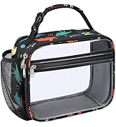 BrainyBees Clear Lunch Bag for Kids - Reusable Clear Lunch Box Clear Snack Bag Heavy Duty Transpa...