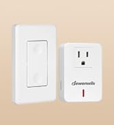 DEWENWILS Remote Control Outlet Switch, 100 Feet Range, No Wiring Needed | Plug and Play, 1 Remot...