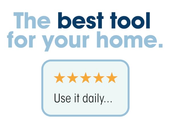 Testimonial image saying "The best tool for your home."