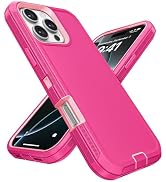 Jelanry Case for iPhone 16 Pro 5G 6.3-inch, Heavy Duty Rugged & Dual-Layer Protection with Port A...