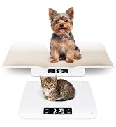 Greater Goods Digital Pet Scale for Cats & Dogs – Wiggle-Proof Technology, 0.1 lb Precision, 44 l...