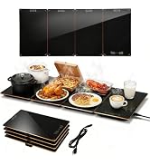 Gereat Electric Food Warming Tray, 4-in-1 Food Warmers for Parties Buffet with 8 Temp Settings & ...