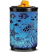 Leyoue Electric Wax Melt Warmer PTC Heating Plate with 7 Colors LED Changing Light Wax Warmer Fra...