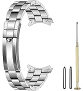 Juntan 20mm 22mm Stainless Steel Watch Band Curved End Men Women Metal Watch Bands Strap Screw in...