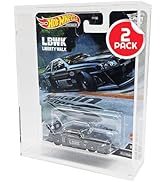 EVORETRO Premium Protector Case Compatible for Hot Wheels Premium Series – Set of 2, Durable Disp...