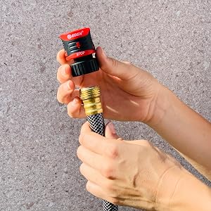 Attaching Quick Connect to hose