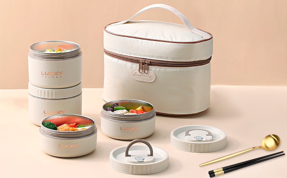 Portable Bento Lunch Box Set
