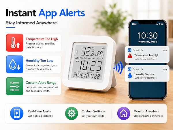 temperature humidity monitor wifi