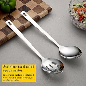 stainless steel cooking spoon