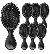 HQSLsund 10 Pack Mini Hair Brushes Bulk, Mini Hair Brush Individually Wrapped, Soft Bristles Adds...