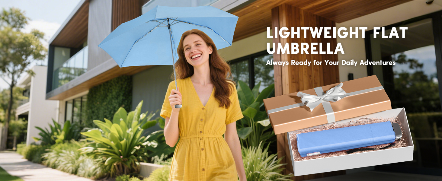 Flat umbrella