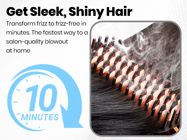 Quickly detangles and smooths