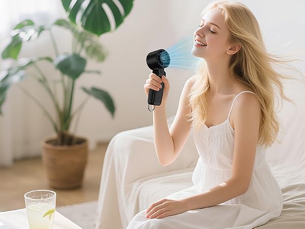 portable handheld turbo fan