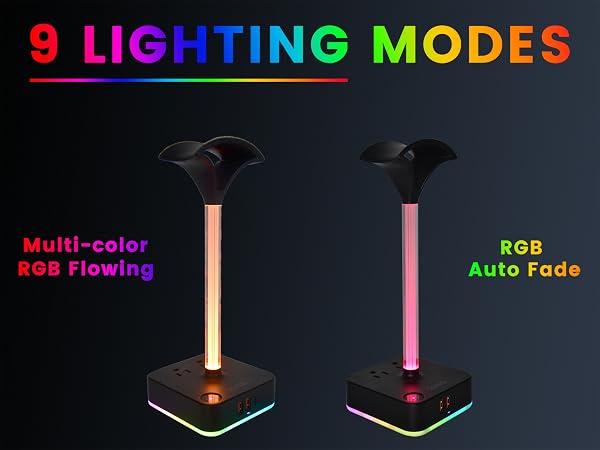 rgb headphone stand