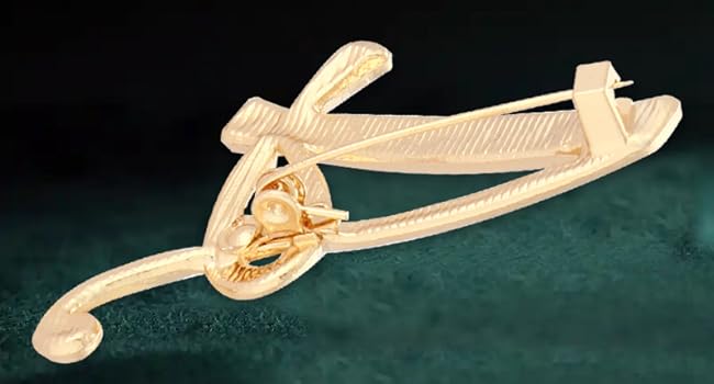 Initial Brooch
