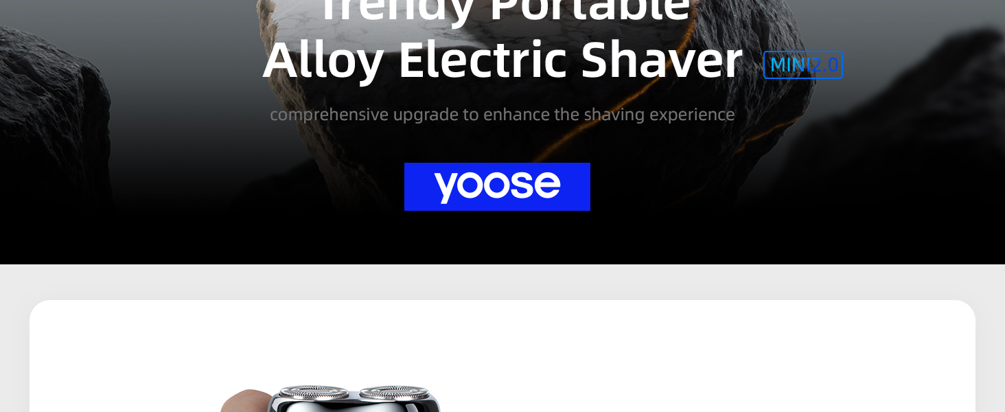 yoose Trendy Portable Alloy MINI Shaver 2.0